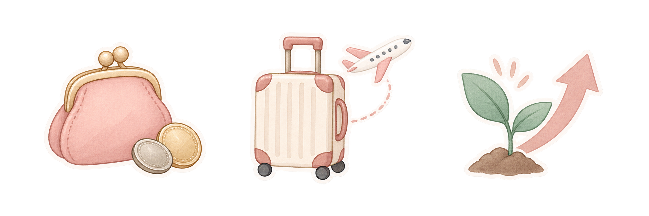 働き方の目標を表すイラスト